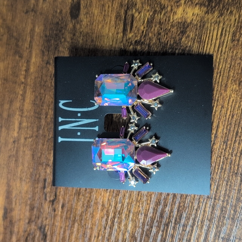 INC Gem earrings NWT